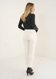 Pantaloni Kate Runner in punto Milano BEIGE LATTEBLU Donna immagine n. 4