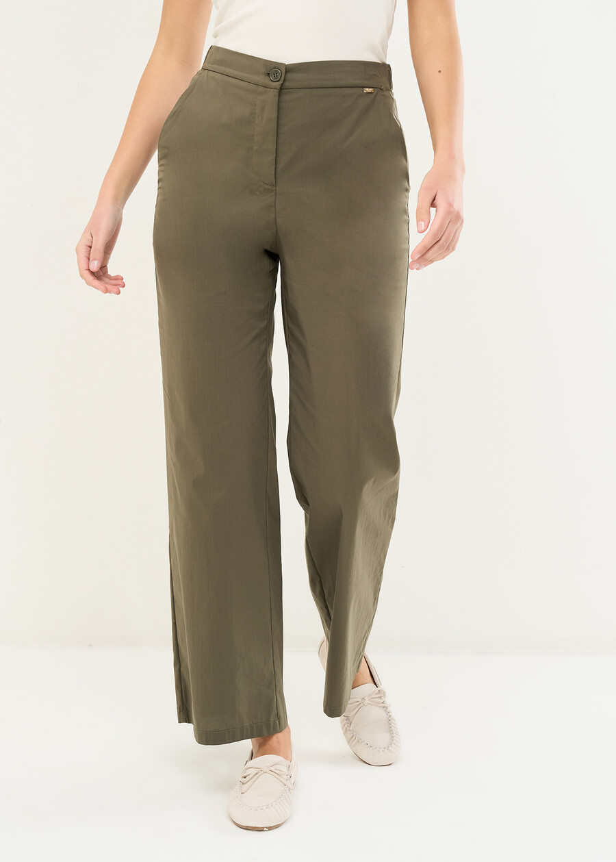 Pantaloni Pat in cotone VERDEBLU Donna , immagine n. 2