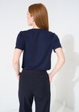 Stella jersey crew-neck T-shirt BIANCONEROBLU Woman image number 3