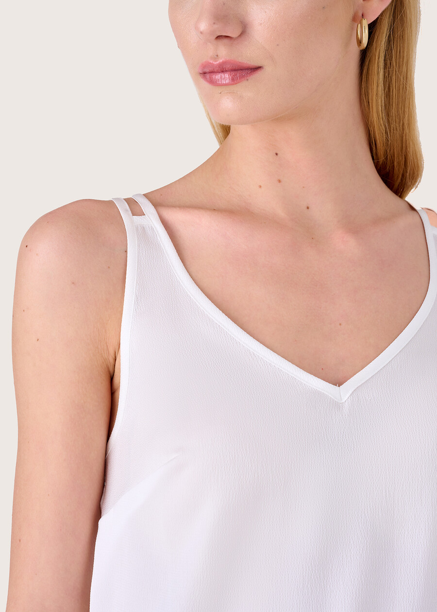 Timoty crepe top BIANCOBLU MARINA Woman , image number 2