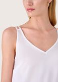 Timoty crepe top BIANCOBLU MARINA Woman image number 2