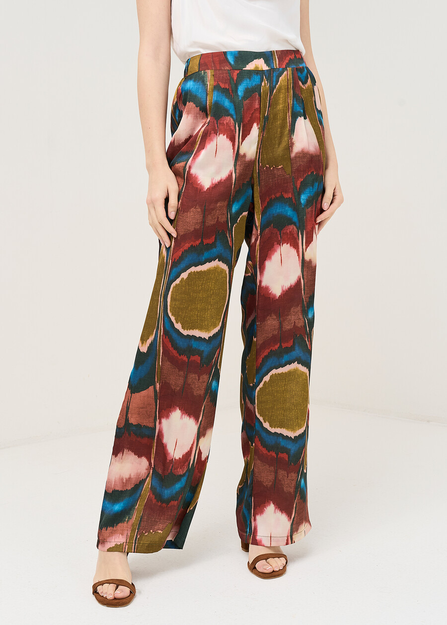 Pantaloni Pablo fantasia Africa VERDE Donna , immagine n. 2