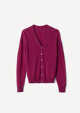 Cardigan Clooney in lana e cashmere ROSSO MAGENTAVERDE PAVONE Donna immagine n. 4