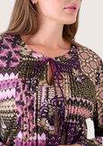 Sora patchwork print blouse VIOLA UVA Woman image number 2