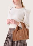 Bernie eco-sheepskin bag MARRONE TIERRAVIOLA LILLYBLU FIORDALISO Woman image number 1