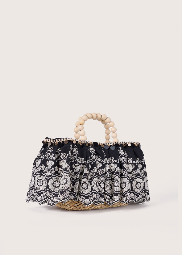 Borsa a cesta Borea 100% paglia  Donna null