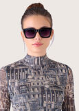 Squared sunglasses NERO BLACKVERDE AVOCADO Woman image number 1