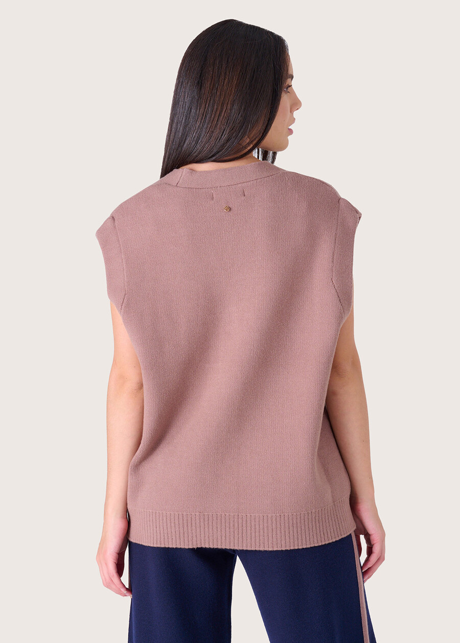 Costantin vest model cardigan MARRONE CARAMELLO Woman , image number 3