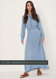 Gus cotton and linen skirt

 DENIM MEDIUM DENIM Woman image number 1