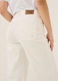 Pantaloni Daffy denim larghi BIANCO WHITEBLU Donna immagine n. 5