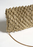 Pochette Basha lavorazione crochet NERO BLACKGOLD Donna immagine n. 3