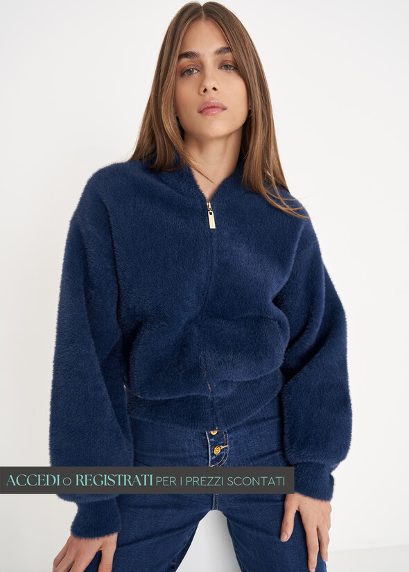 Carla knitted cardigan BLU AVION Woman