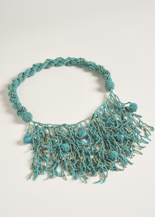 Ginger necklace with branched effect BLUE TURCHESE Woman null