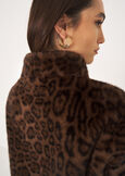Gennifer short faux fur jacket NERO BLACK Woman image number 2
