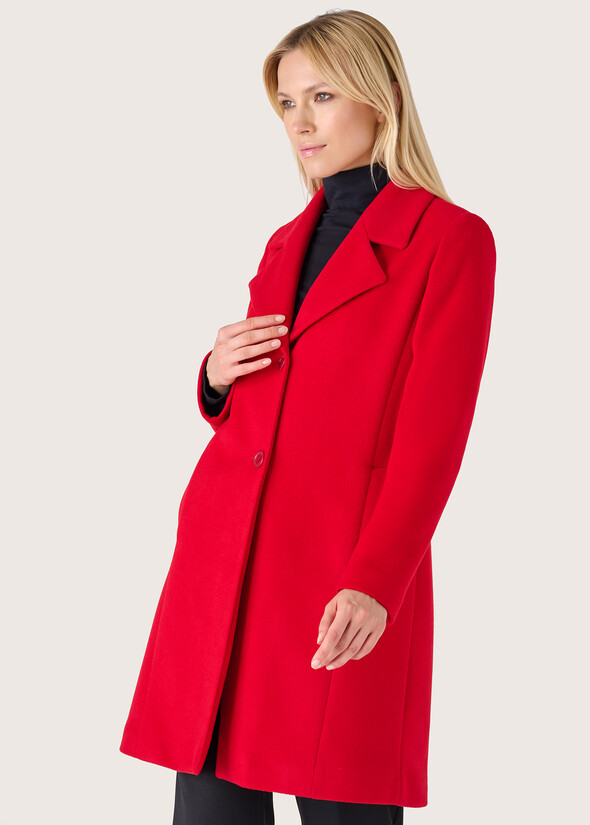 Cappotto Kelly in panno ROSSO CARPET Donna null