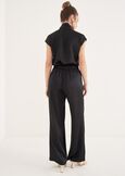 Pantaloni Pablo In Satin GRIGIO TORTORANERO BLACK Donna immagine n. 5