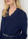 Maglia Margot scollo a V MARRONEBLU Donna immagine n. 2