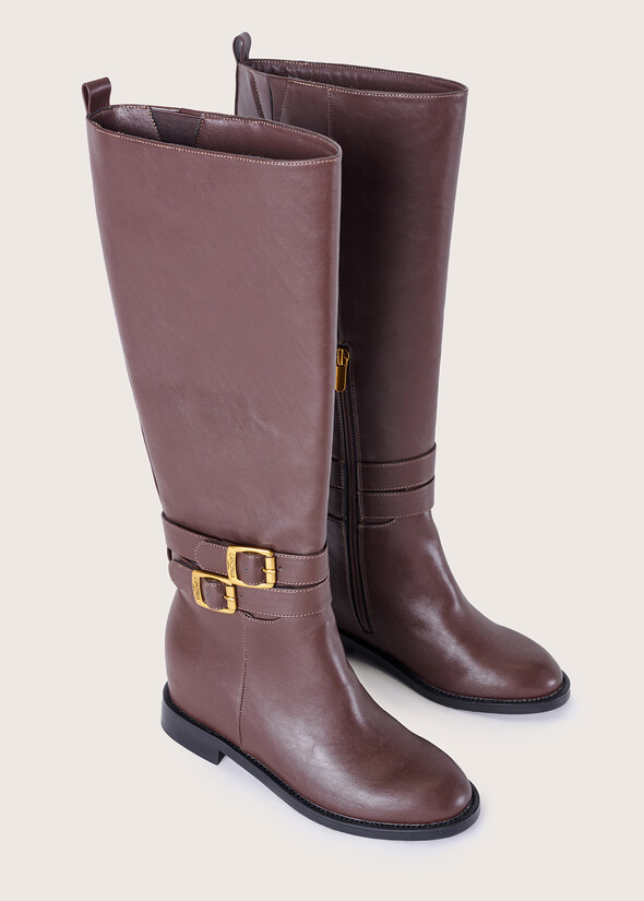 Selma high boots MARRONE EQUADOR Woman null