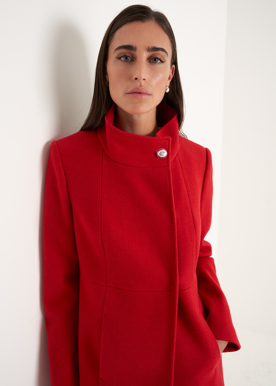 Elisir-A medium coat Archivio NERO BLACKROSSO Woman , image number 2