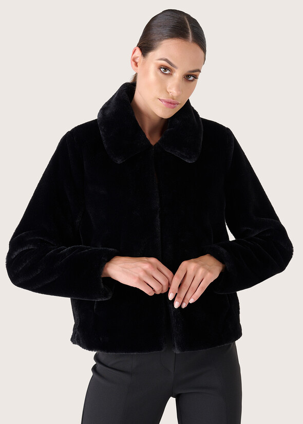 Galdric eco-fur jacket BLACKLANA- Woman null