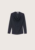 Maglia Laura in jersey NERO BLACKGRIGIO CLOUD Donna immagine n. 4