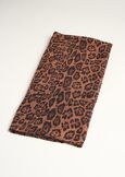 Suellen print pleated scarf MARRONE CARAMELLO Woman image number 1