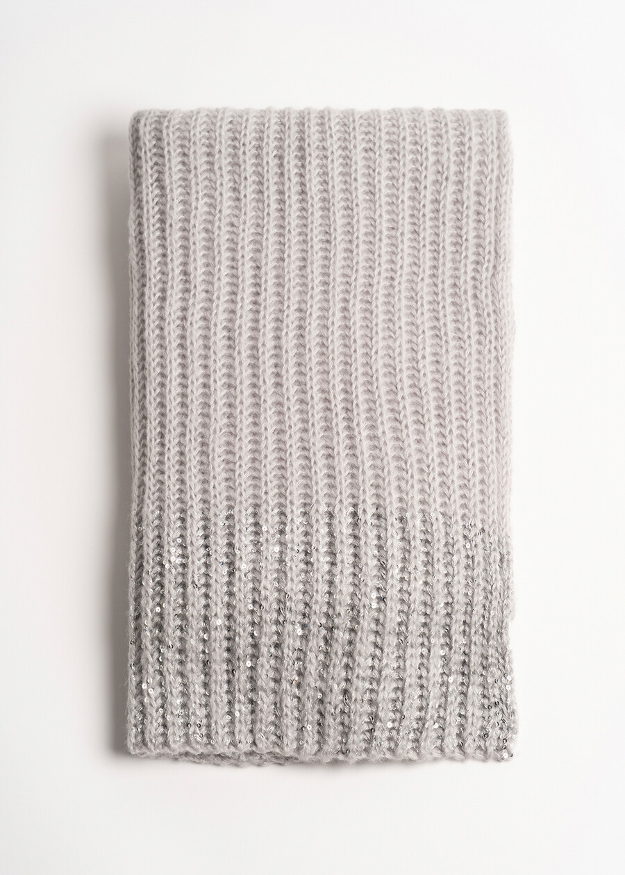 Sciarpa Sharon con paillettes ROSSOGRIGIO PERLA Donna , immagine n. 1