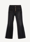 Jeans Jacqueline con cuciture NERO Donna immagine n. 5