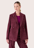 Guenda corduroy blazer ROSSO BORDEAUXBEIGE GREIGEBLUE OLTREMARE Woman image number 2