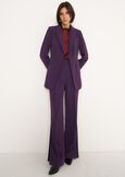 Fitted Single-Breasted Suit VIOLA PRUGNA Woman image number 1