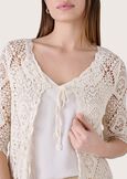 Camea 100% cotton cardigan BEIGE NARCISO Woman image number 2