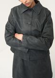 Gaya faux leather shirt jacket GRIGIO GREY Woman image number 2