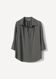 Silvia Shirt Collar T-shirt VERDEMARRONE TERRA Woman image number 4