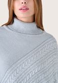 Milla poncho with strass GRIGIO CLOUDROSA CIPRIA Woman image number 2