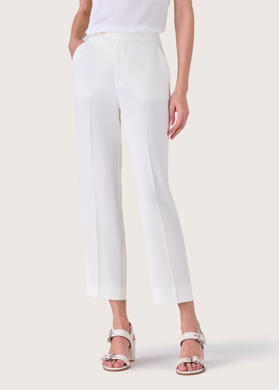 Alice cady trousers BIANCOVERDE GARDENBLU MARINA Woman , image number 2