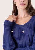 Maglia Moka in viscosa ROSSO BORDEAUXBLUE OLTREMARE Donna immagine n. 2