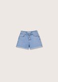 Bart light denim bermuda shorts DENI DENIM Woman image number 5