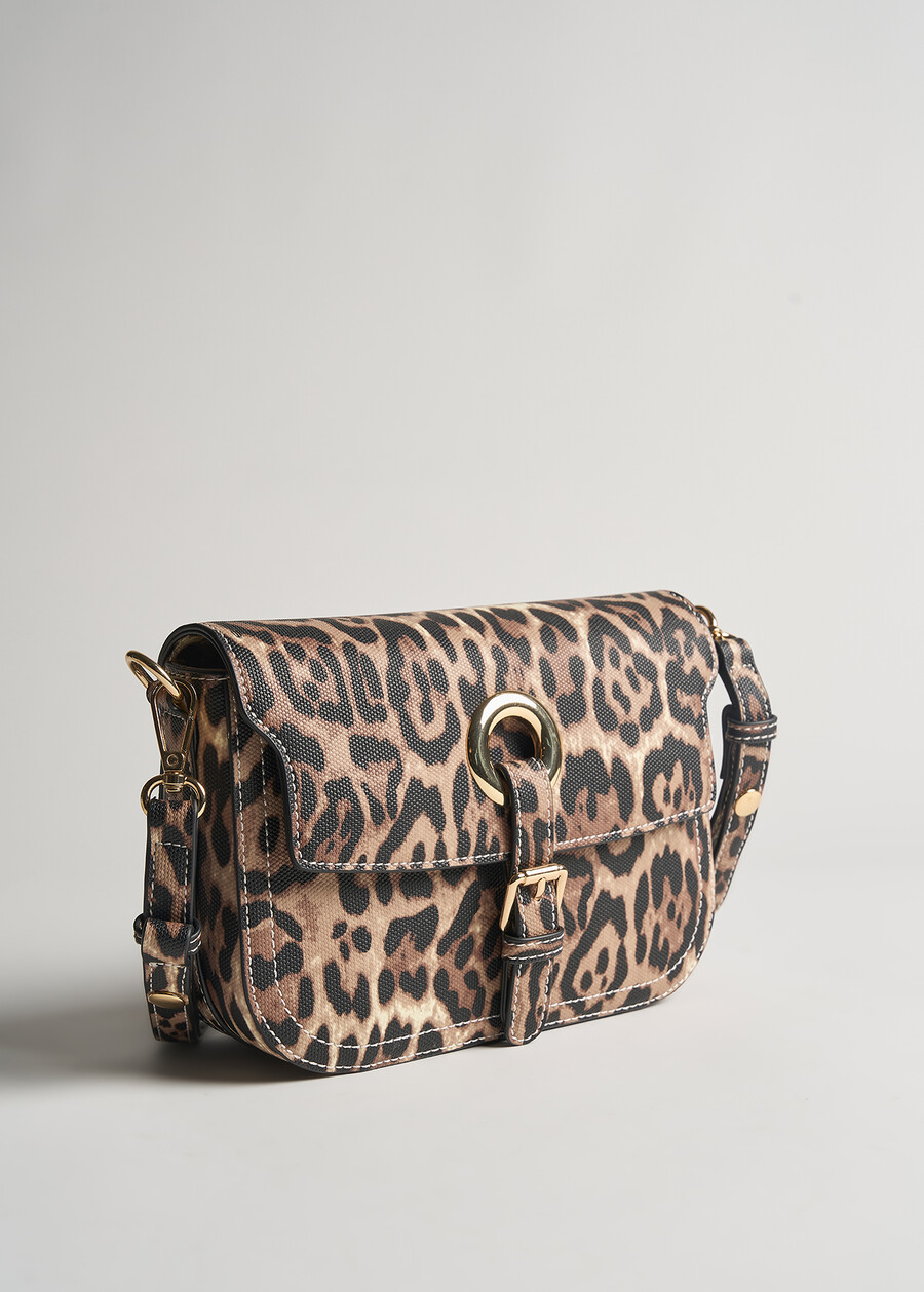 Baxy-A animalier crossbody bag NERO BLACK Woman , image number 2