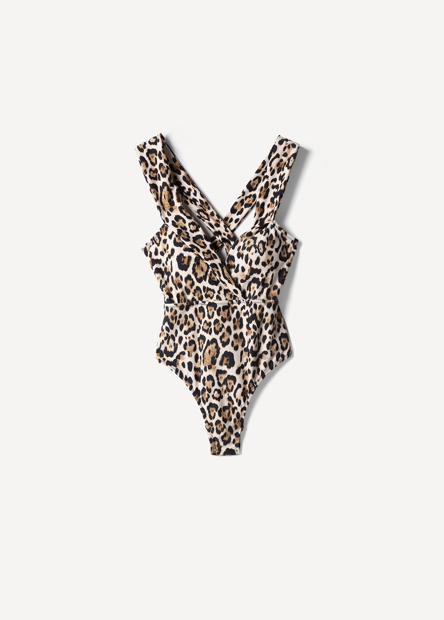 Costume Intero Coryl Animalier NERO BLACK Donna , immagine n. 4
