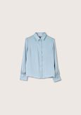Camicia Conny effetto satin NERO BLACKBLU AQUAMARINE Donna immagine n. 4