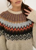 Maglione Maxy motivo norvegese GRIGIO TORTORA Donna immagine n. 3
