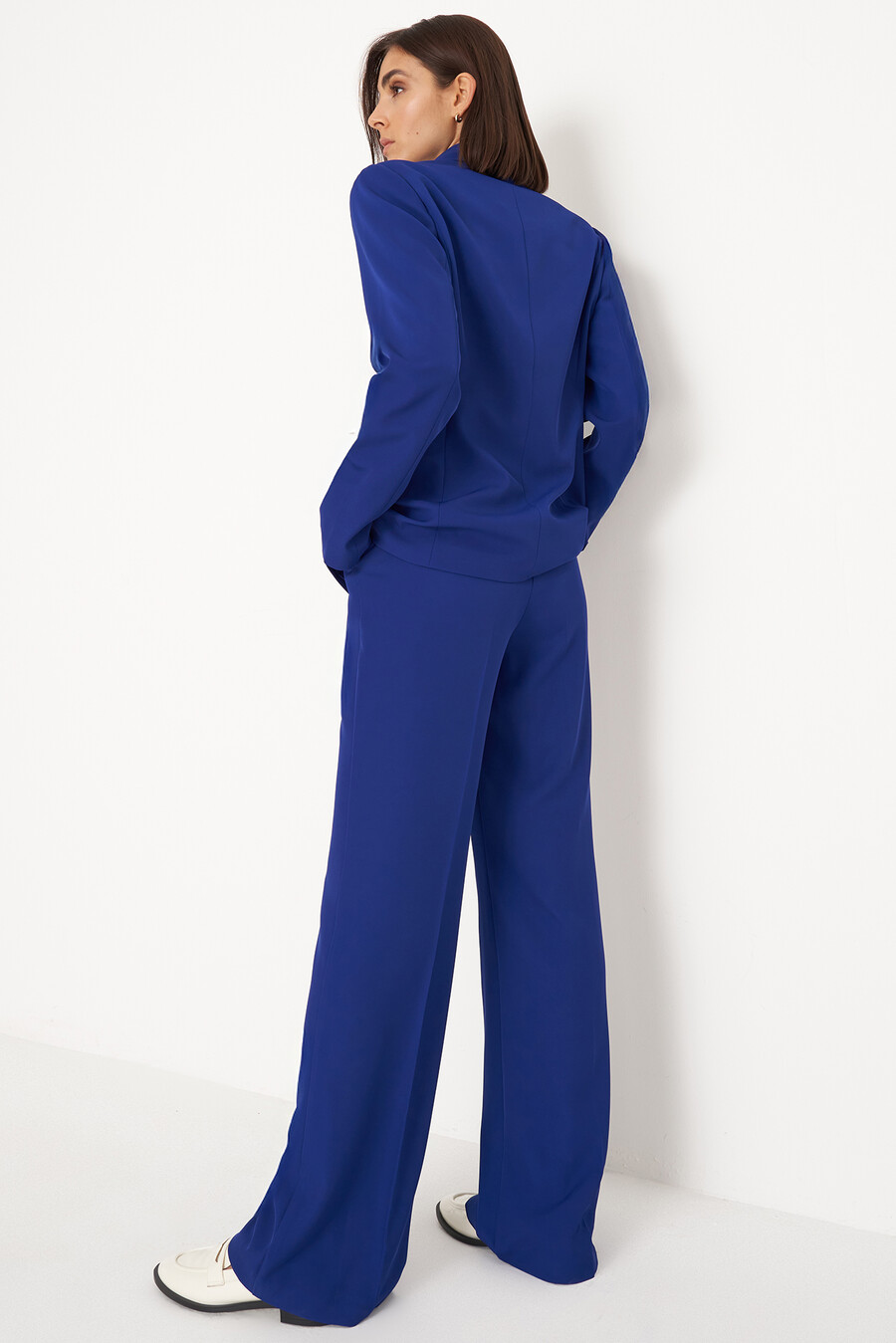 Pantalone Giorgia a palazzo BLU ELETTRICO Donna , immagine n. 4