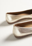 Ballerina Shayla 100% vera pelle GOLD Donna immagine n. 4