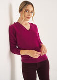 Maglia Marea in lana e cashmere VIOLA MAGENTAVERDE PAVONE Donna immagine n. 1