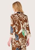 Carlo open shawl MARRONE CACAO Woman image number 3
