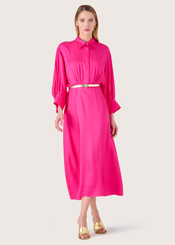 Alexander long satin dress ROSA IBISCUS Woman null