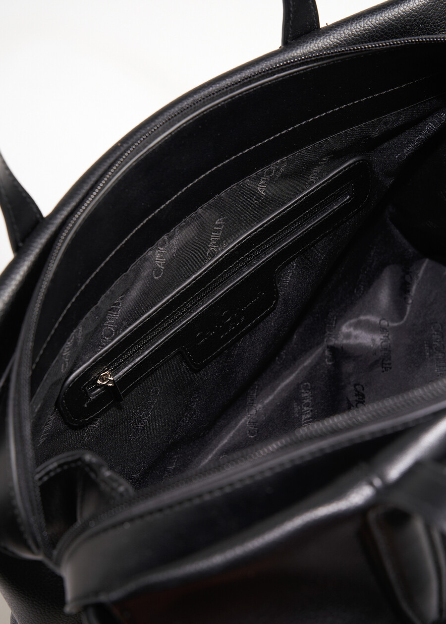 Bauletto Bess-A stampa cervo NERO BLACK Donna , immagine n. 4