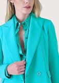 Gwyneth technical fabric blazer ROSA FUCSIAVERDE POLINESIA Woman image number 2