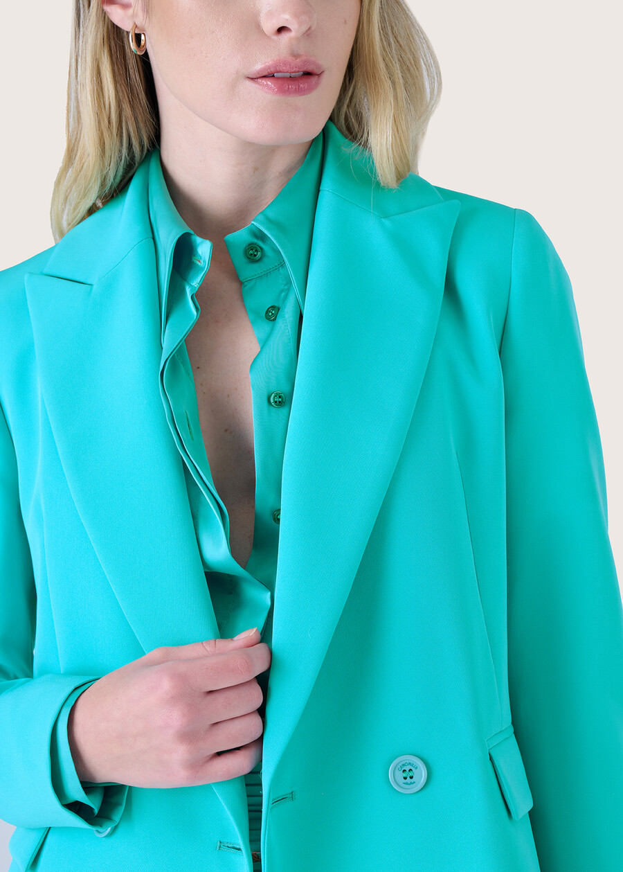 Gwyneth technical fabric blazer ROSA FUCSIAVERDE POLINESIA Woman , image number 2