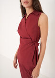 Camicia Tassiopea in cotone ROSSO BORDEAUX Donna immagine n. 2